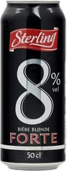Bière Blonde Forte Sterling 8% vol.alc.