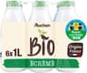 AUCHAN BIO LAIT ECREMEorigine France SOLIDAIRES POUR SOUTENIR NOS PRODUCTEURS6x1L